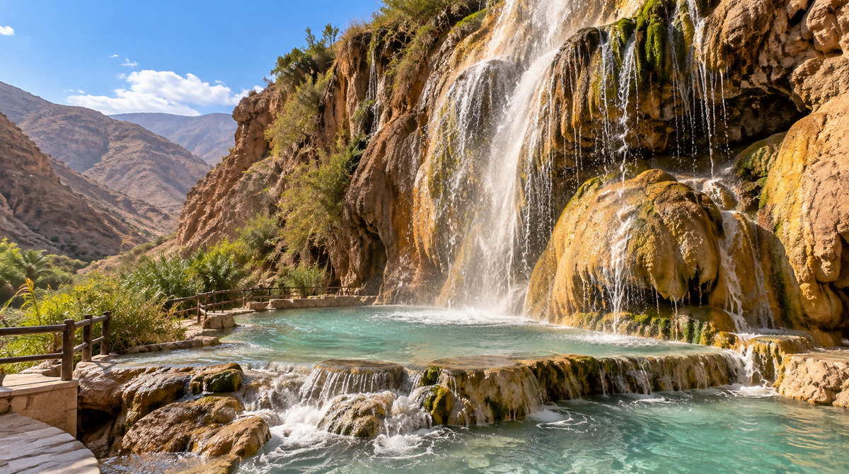 Ma’in Hot Springs: Jordan’s Natural Hot Waterfalls